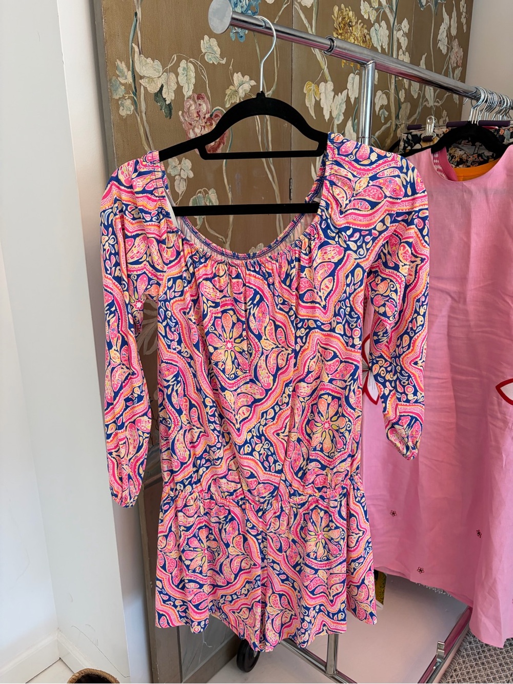 Lilly Pulitzer NWT Pink Paisley Scoop-Neck Women’s Romper